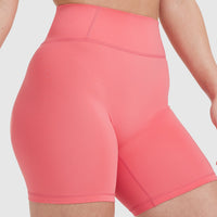 Timeless High Waisted Shorts 6" | Amplify Pink