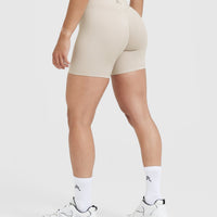 Timeless High Waisted Shorts 6" | Sand