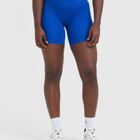 Timeless High Waisted Shorts 6" | Cobalt