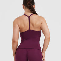 Timeless Square Neck Vest | Ripe Fig