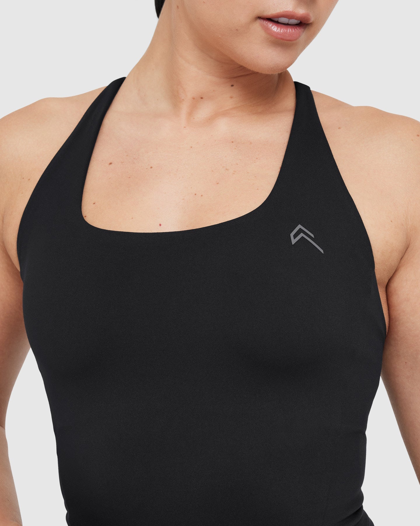 Timeless Square Neck Mid Vest | Black