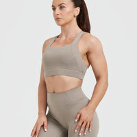 Timeless Wide Strap Sports Bra | Minky