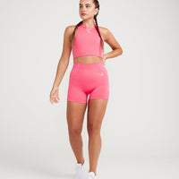Classic Seamless Crop Top | Guava Marl