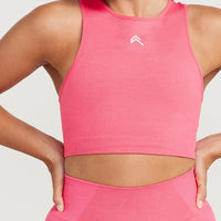Classic Seamless Crop Top | Guava Marl