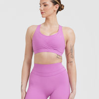 Unified Layered Sports Bra | Orchid Purple