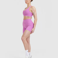 Unified Layered Sports Bra | Orchid Purple