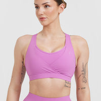 Unified Layered Sports Bra | Orchid Purple