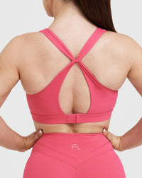 Unified Layered Sports Bra | Velvet Pink