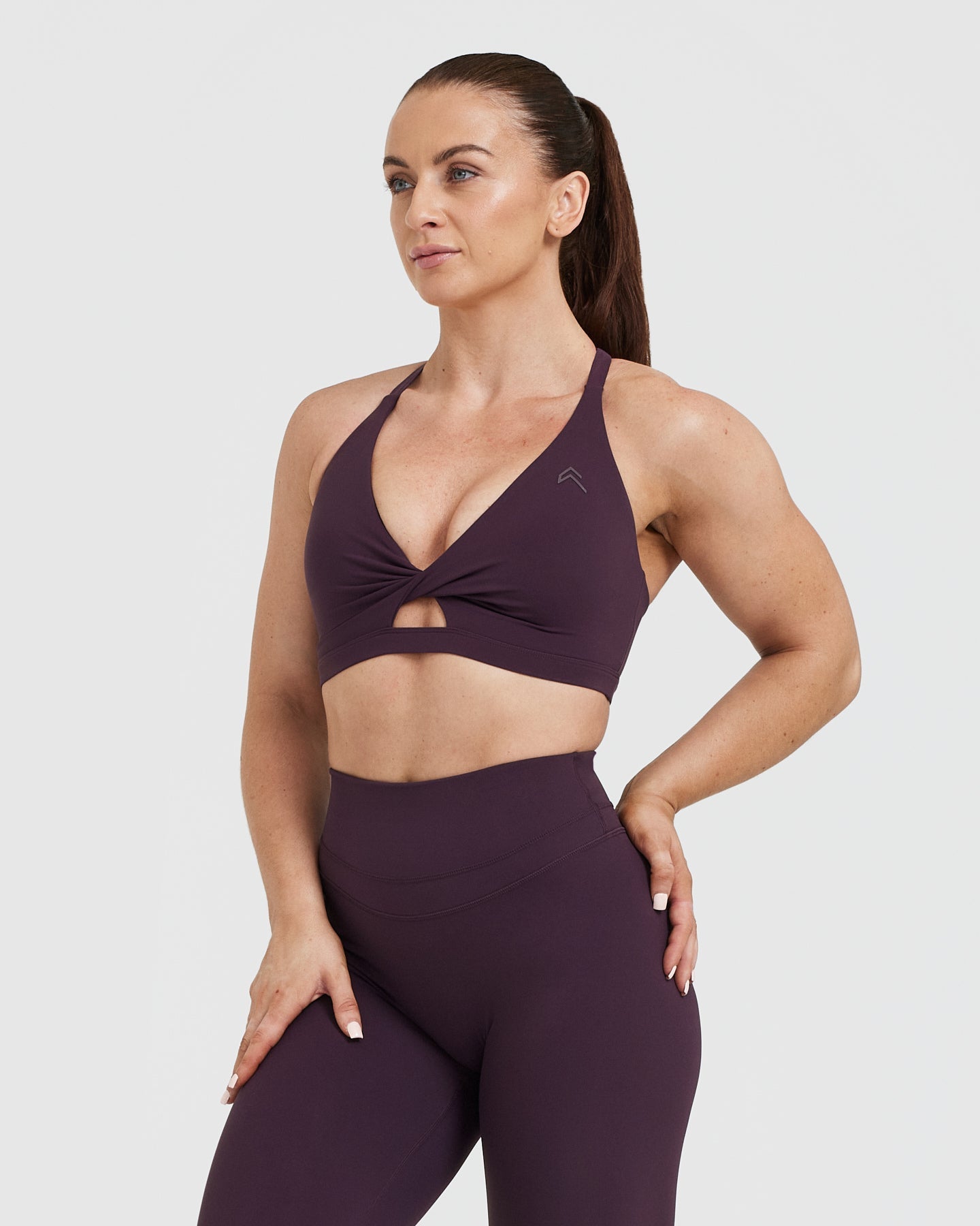 Unified Twist Sports Bra | Blackberry Purple