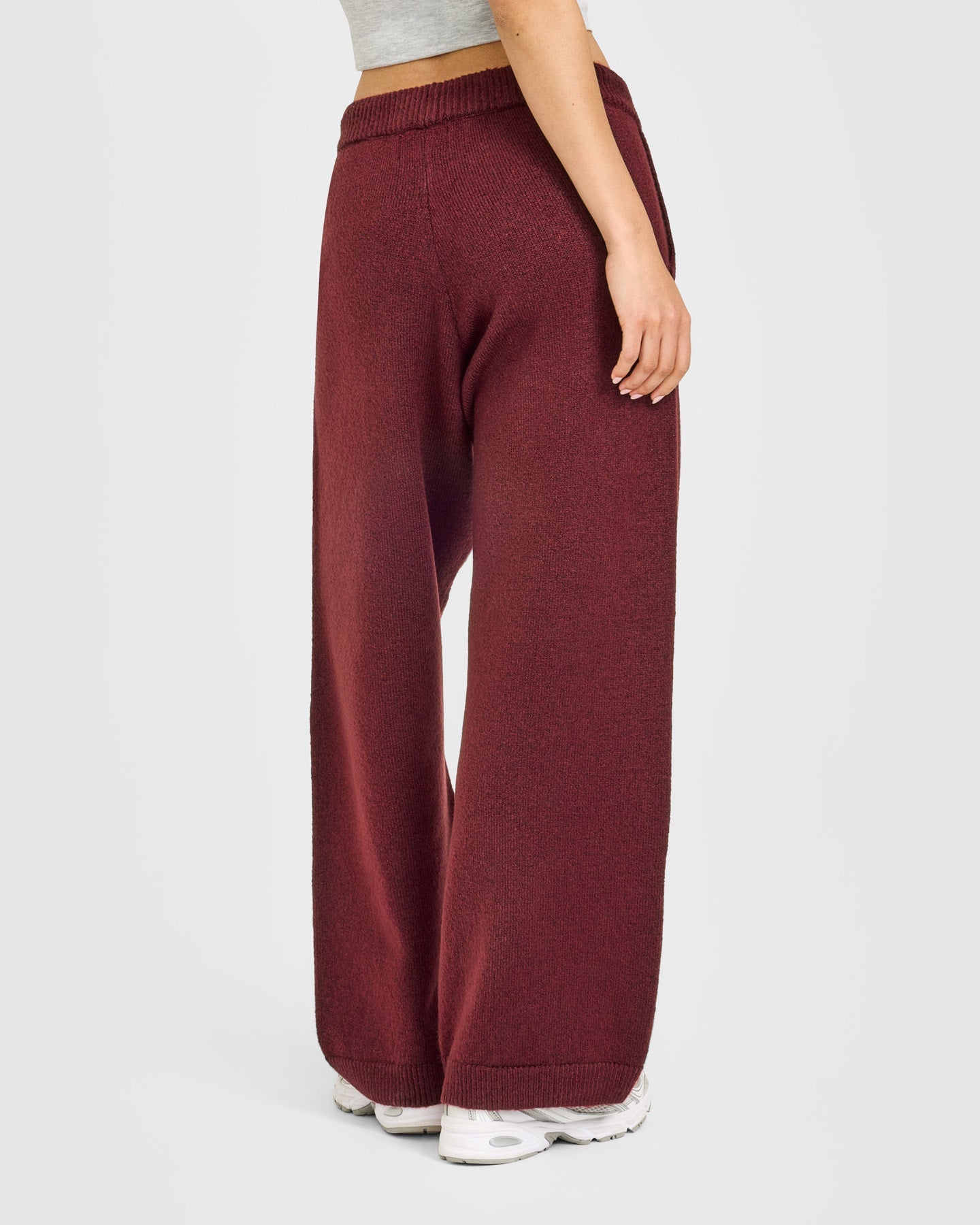 Oversized Knit Straight Leg Bottoms | Rosewood