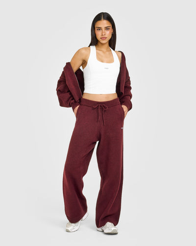 Mellow™ Rib Oner Embroidered Square Neck Mid Vest with Built in Bra Shelf | White