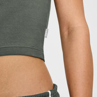 Cotton Baby T-Shirt | Dark Khaki