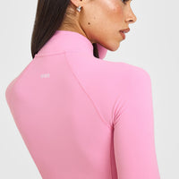 SoftMotion™ Jacket with White Logo | Rose Pink