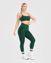 Effortless Seamless Leggings | Racing Green