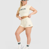 Lightweight Shorts with Printed Logo | Off White