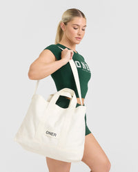 Cotton Canvas Tote | Off White