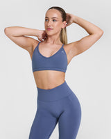 Timeless Strappy Bralette | Slate Blue