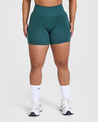 Effortless Seamless Shorts | Marine Teal