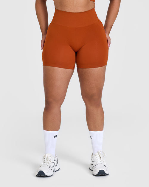 Oner Modal Effortless Seamless Shorts | Warm Copper