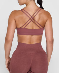 Everyday Cross Over Bralette | Berry