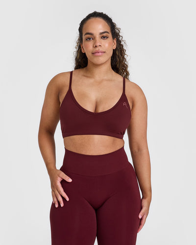 Timeless Strappy Bralette | Rosewood