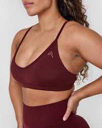 Timeless Strappy Bralette | Rosewood