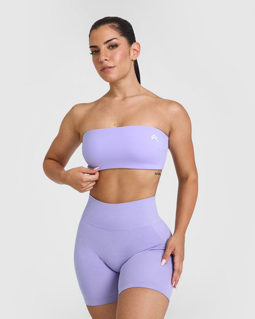 Oner Modal Unified Micro Bandeau Bralette | Vintage Violet