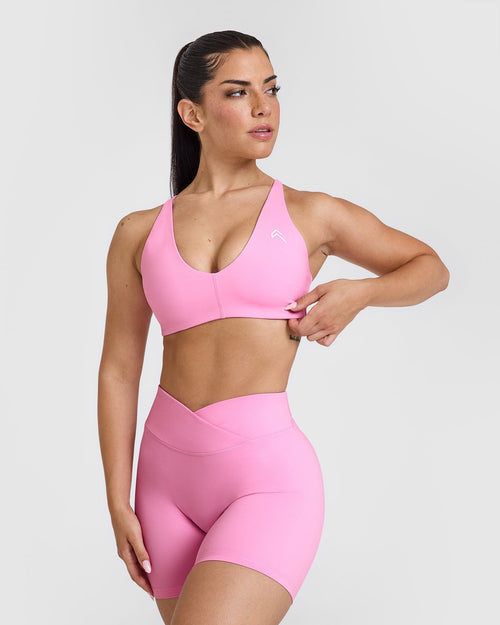 Oner Modal Unified Micro Bralette | Power Pink