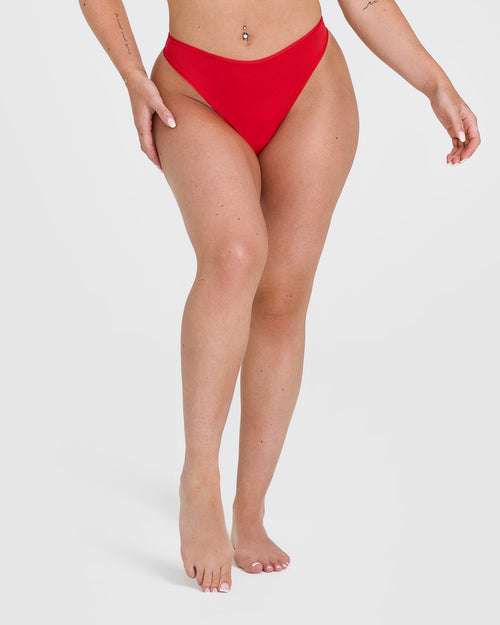 Oner Modal Silhouette Thong | Muscle Mommy Red