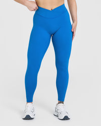 Unified Wrap Leggings | Retro Blue