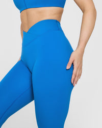 Unified Wrap Leggings | Retro Blue