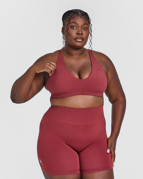 Oner Modal Unified Micro Bralette | Burnt Cherry