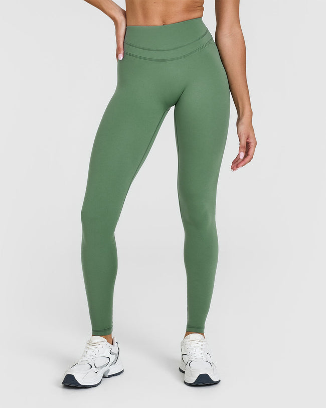 UnifiedMove High Waisted Leggings | Forest Green