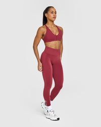 Effortless Seamless Leggings | Burnt Cherry