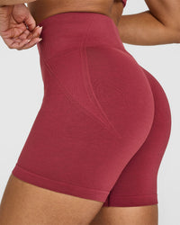 Effortless Seamless Shorts | Burnt Cherry