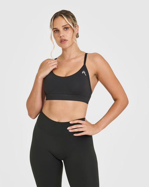 Oner Modal Everyday Sports Bra | Soft Black