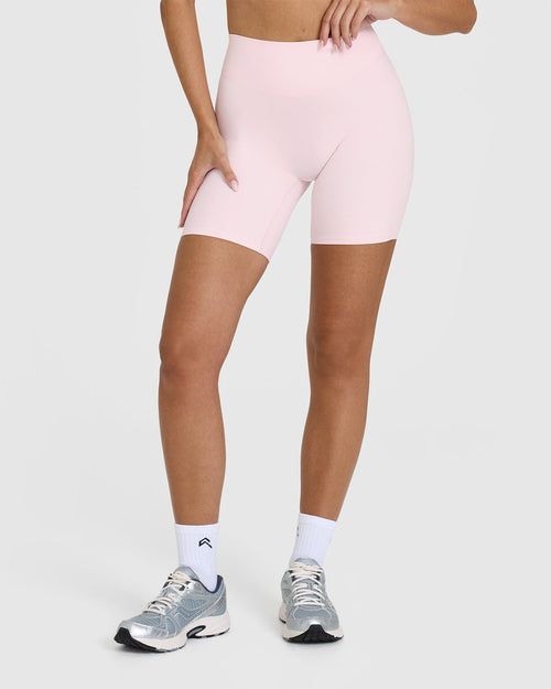 Oner Modal SoftMotion Cycling Shorts 8" | Ballet Pink