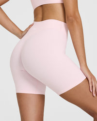 SoftMotion Cycling Shorts 8" | Ballet Pink