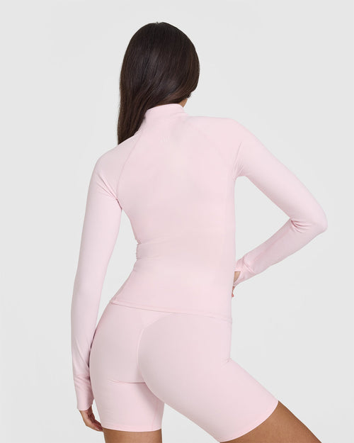 SoftMotion™ Jacket with White Logo | Ballet Pink