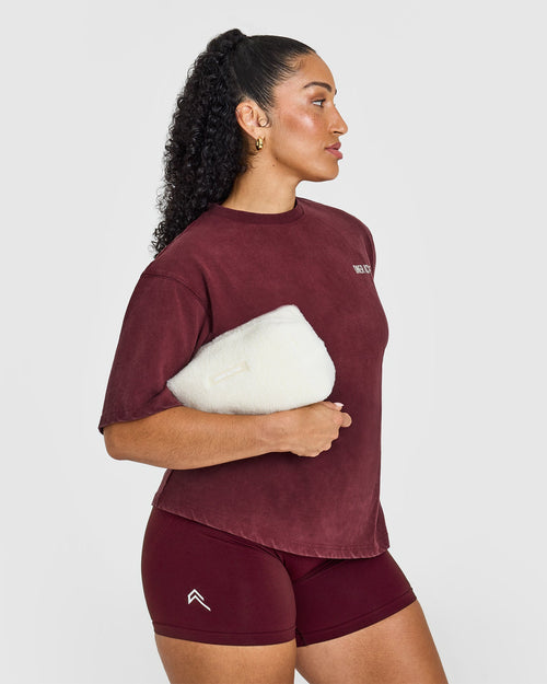 Borg Washbag | Cream