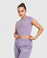 Cotton Icon Baby T-Shirt | Soft Purple