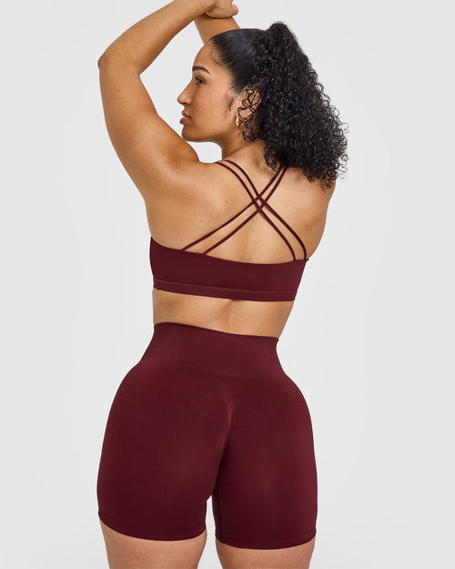 Everyday Cross Over Bralette | Rosewood