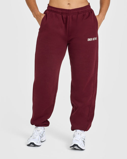 Oner Modal Foundations Joggers With Printed Graphic | Rosewood