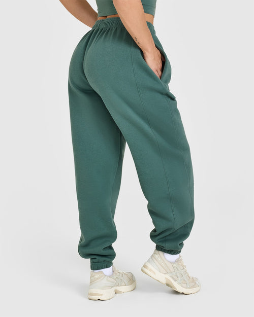 Foundations Joggers With Printed Graphic | Iced Green