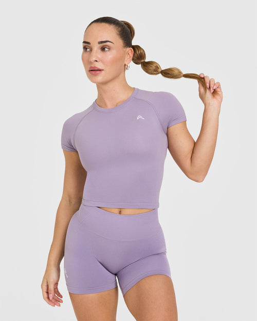 Oner Modal Go To Seamless Fitted Mid Top | Soft Purple