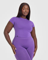 Mellow™ Soft Mid Short Sleeve T-Shirt | Iris Purple