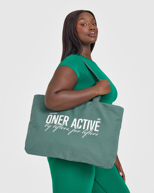 Classic Tote | Washed Iced Green