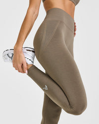 Effortless Seamless Leggings | Moss Brown