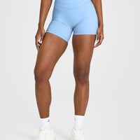 UnifiedMove High Waisted Shorts 6" | Powdered Blue