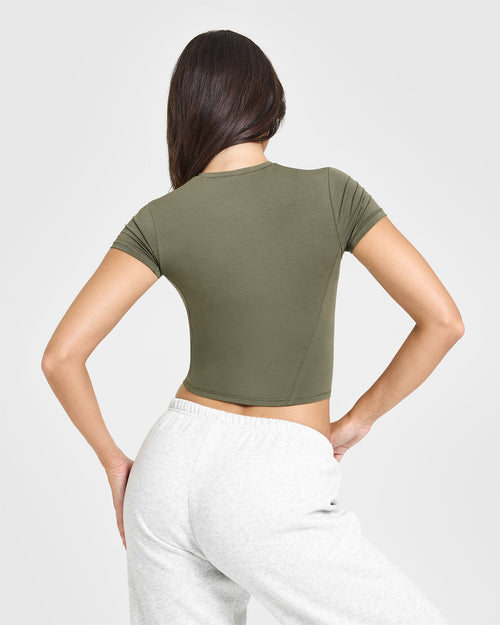 Mellow™ Soft Mid Short Sleeve T-Shirt | Alpine Green